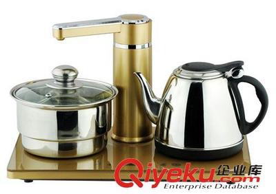 廠家推出新款自動吸水電熱水壺不銹鋼套壺帶消毒鍋特價批發